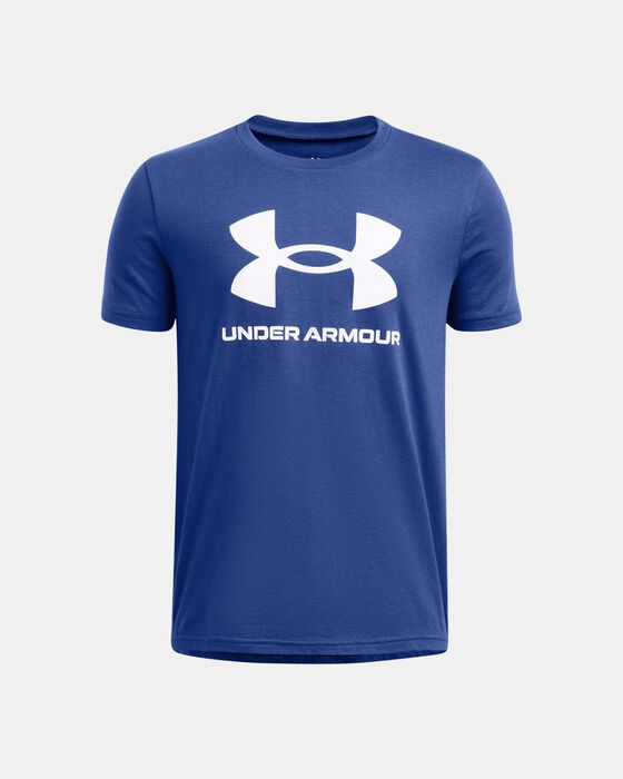 Boys' UA Sportstyle Logo Short Sleeve image number 0