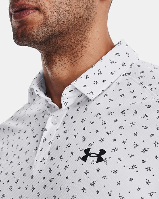 Men's UA Iso-Chill Floral Dash Polo image number 3