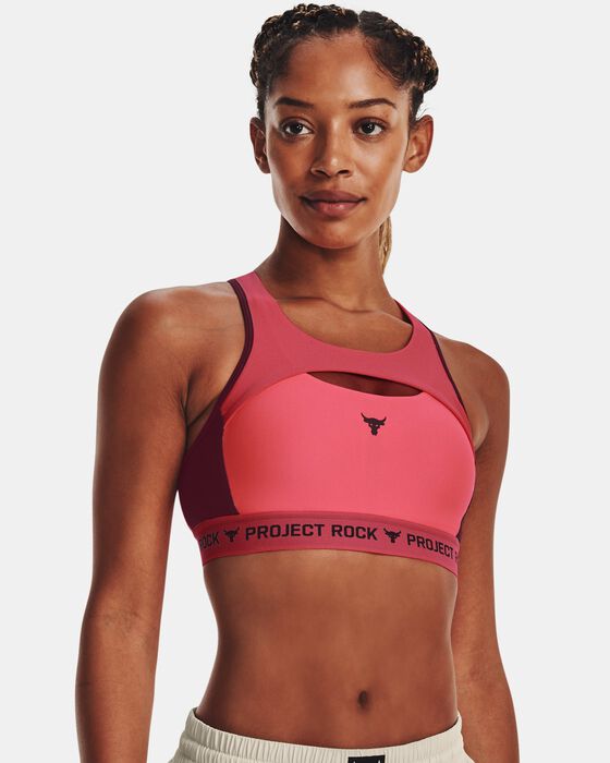 Women's Project Rock Crossback Sports Bra image number 0