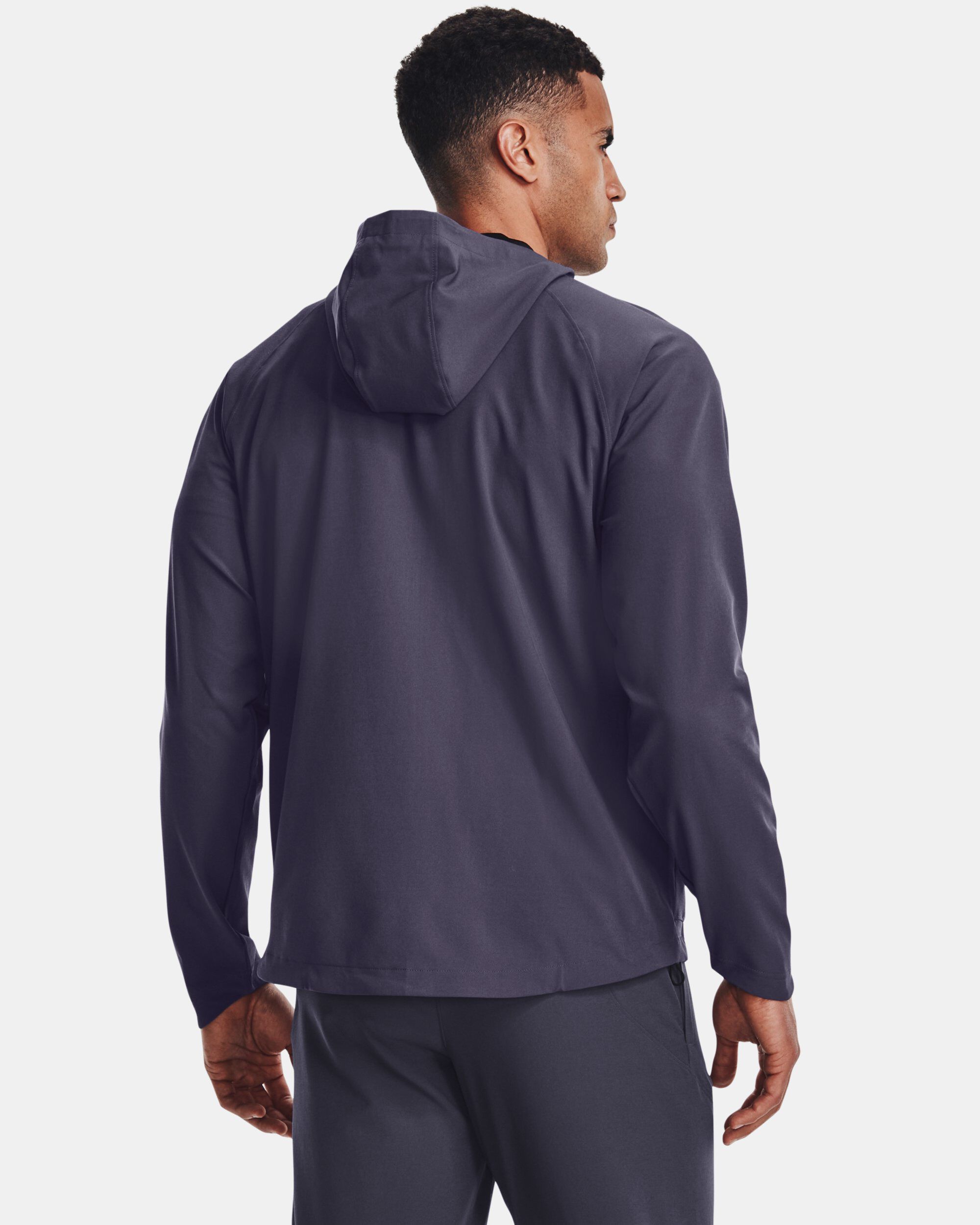 Under armour jackets men purple discount