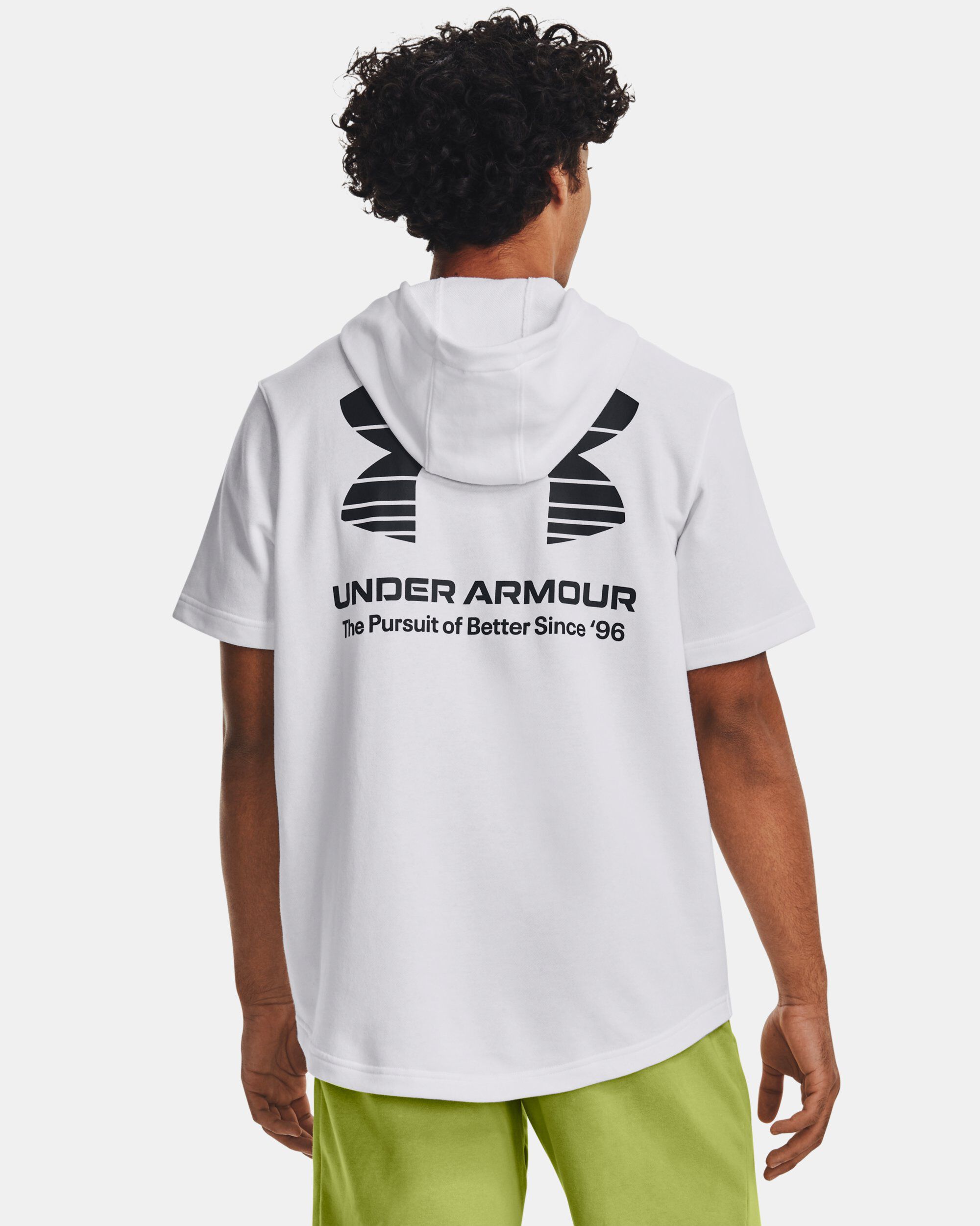 Under armour pursuit short 2024 sleeve hoodie
