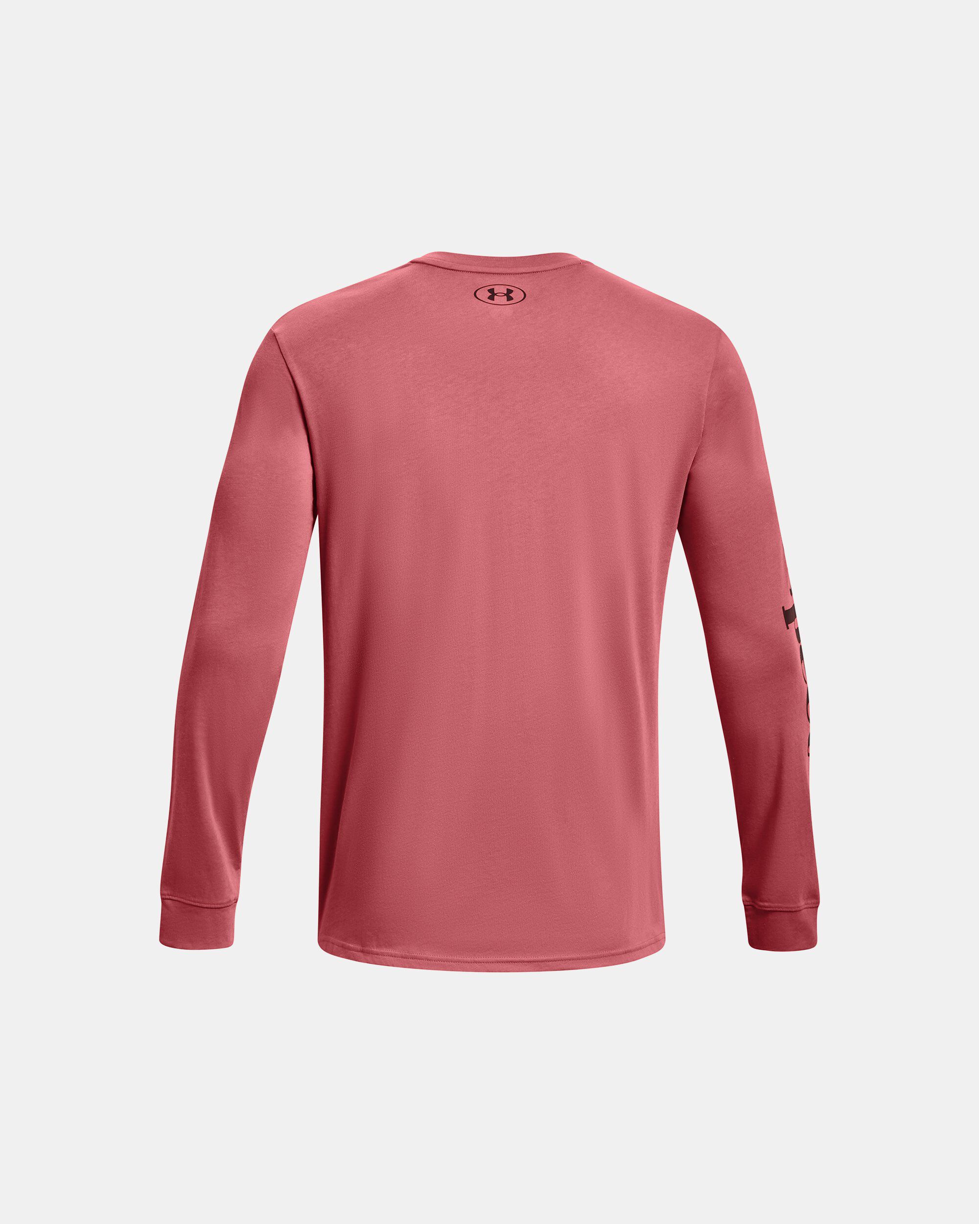 Mens long sleeve pink shop under armour