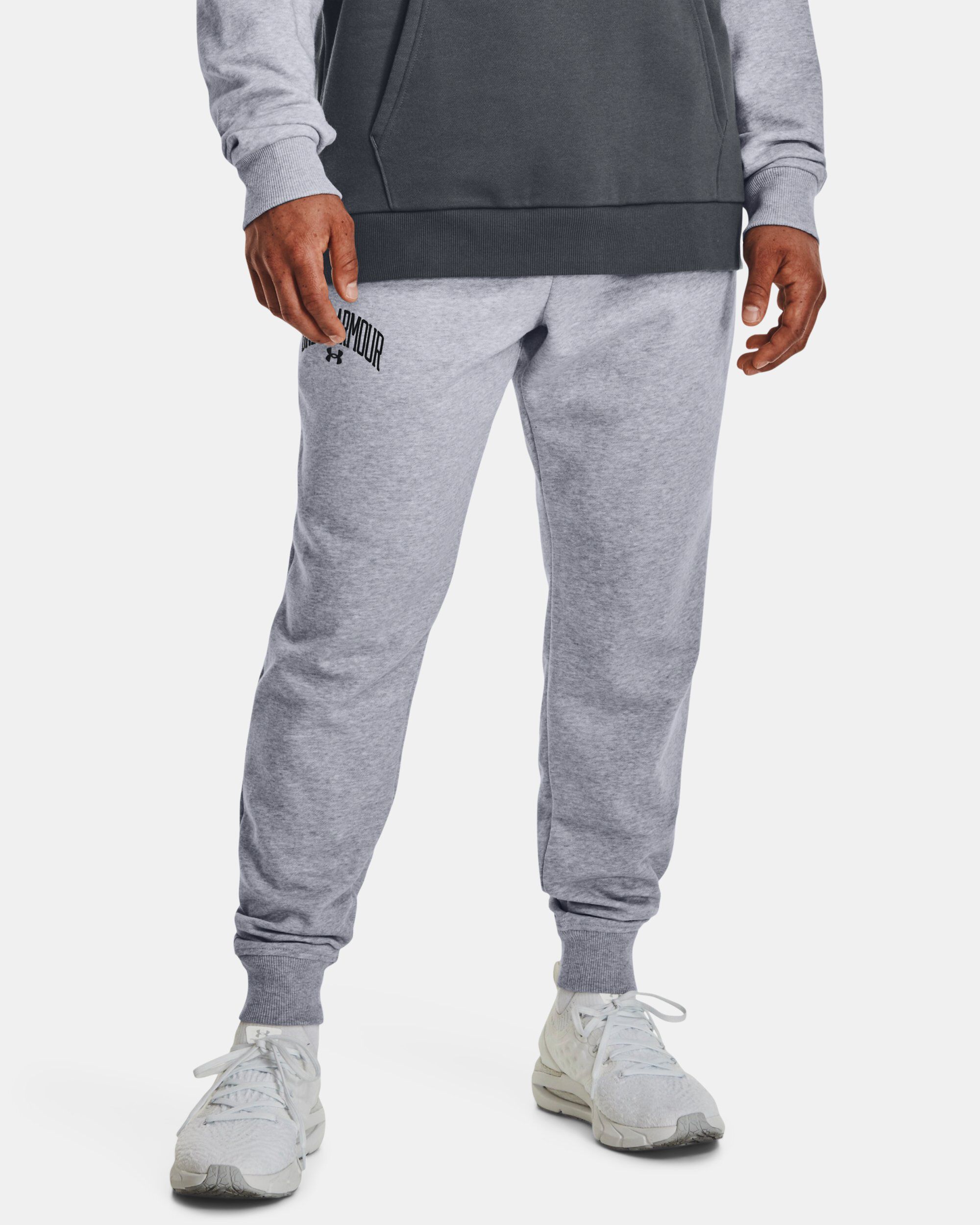 Men's ua rival fleece sale fitted joggers