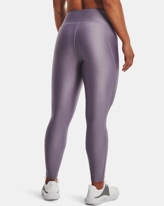 Under Armour Women's HeatGear® Armour No-Slip Waistband Ankle Leggings  Purple in KSA