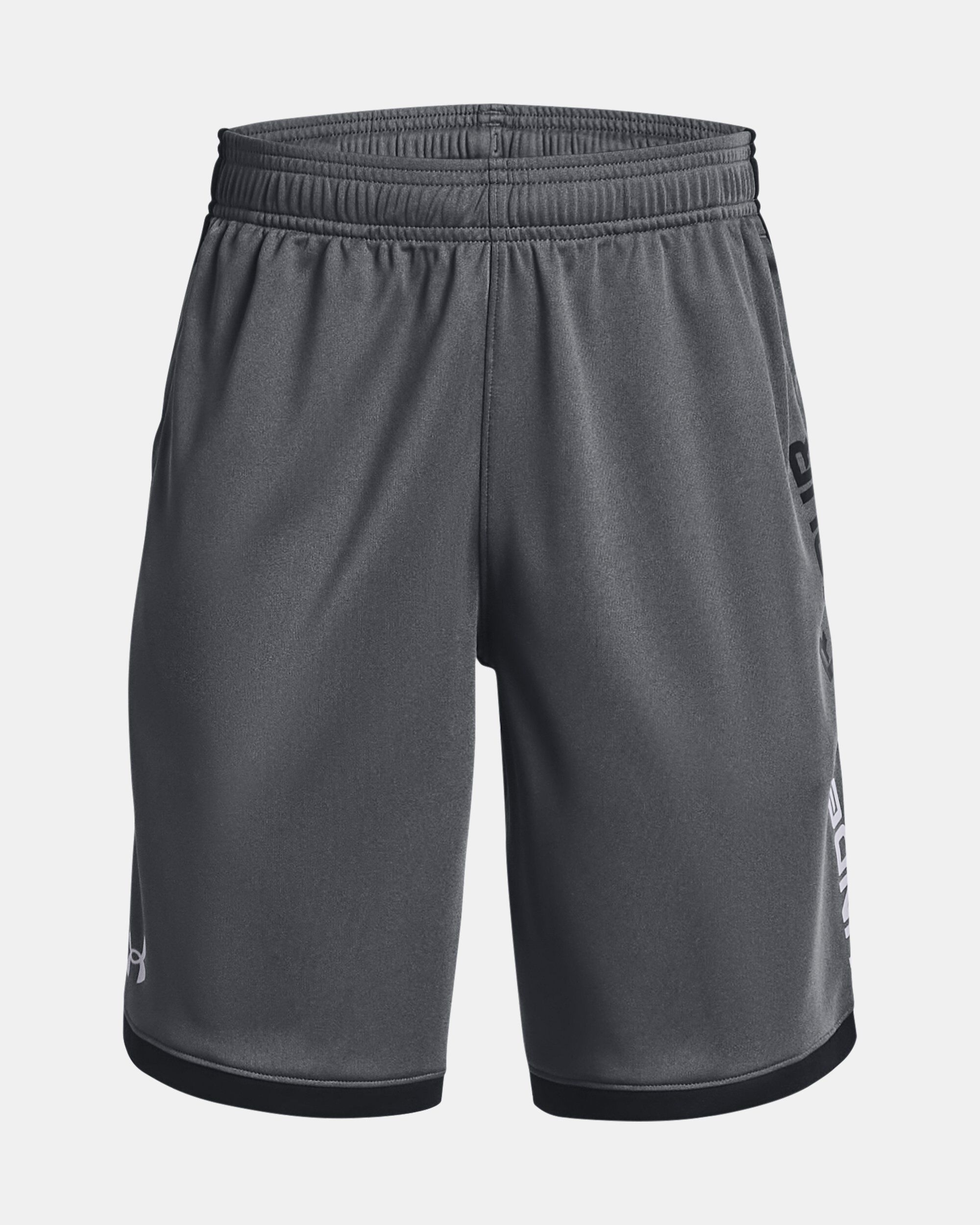 Boys grey under armour shorts sales