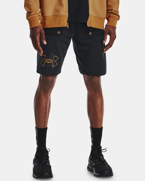 Men's UA Rival Terry Scribble Shorts image number 0