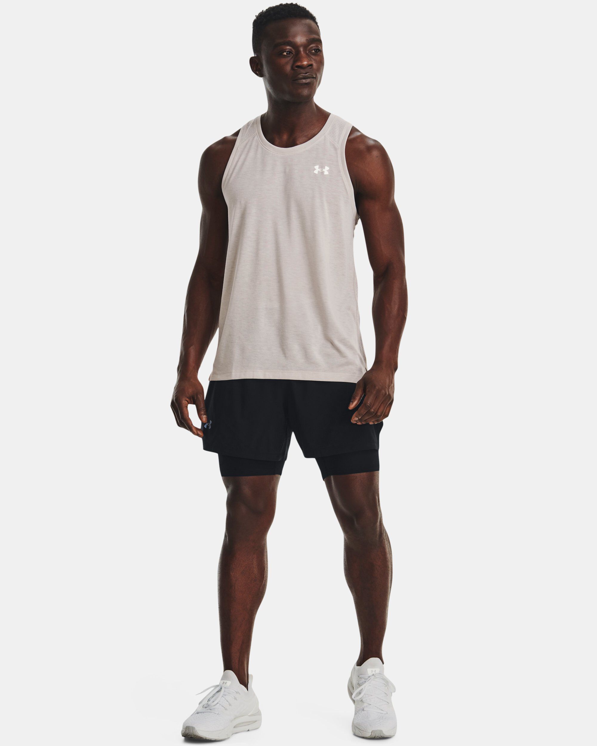 Under Armour Men s UA Streaker Run Singlet Grey in KSA