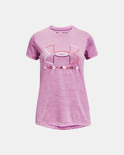 Girls' UA Tech™ Big Logo Twist Short Sleeve