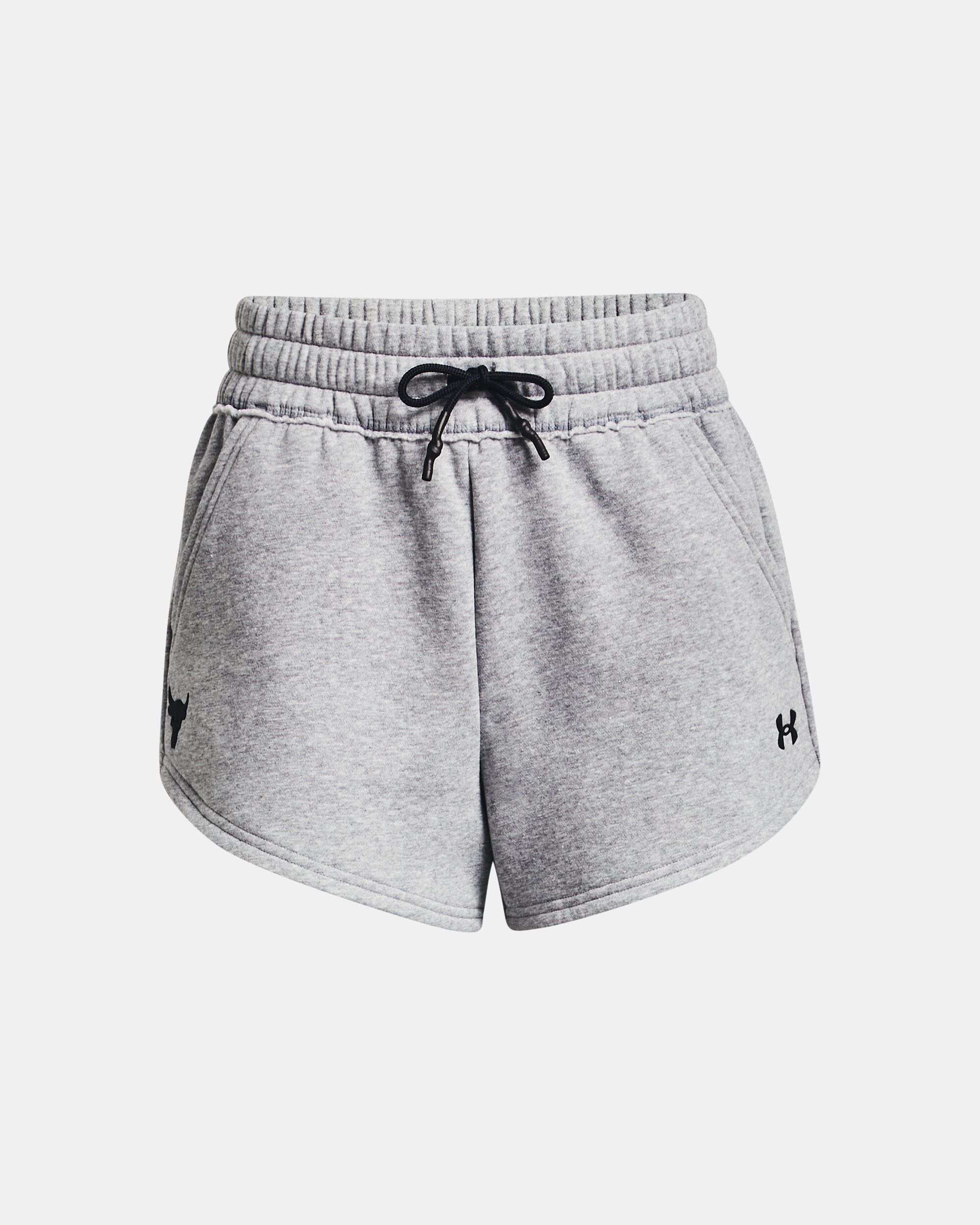 Under armour grey shorts womens sales