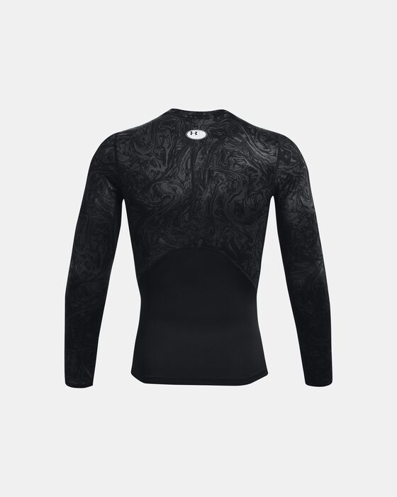 Men's HeatGear® Armour Compression Printed Long Sleeve image number 5