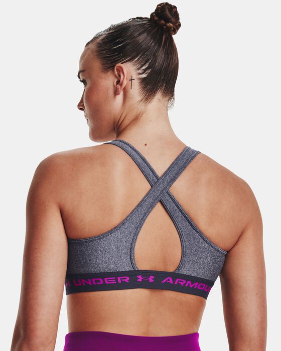 Armour® Mid Crossback Heather Armour® Mid Crossback Heather image number 4