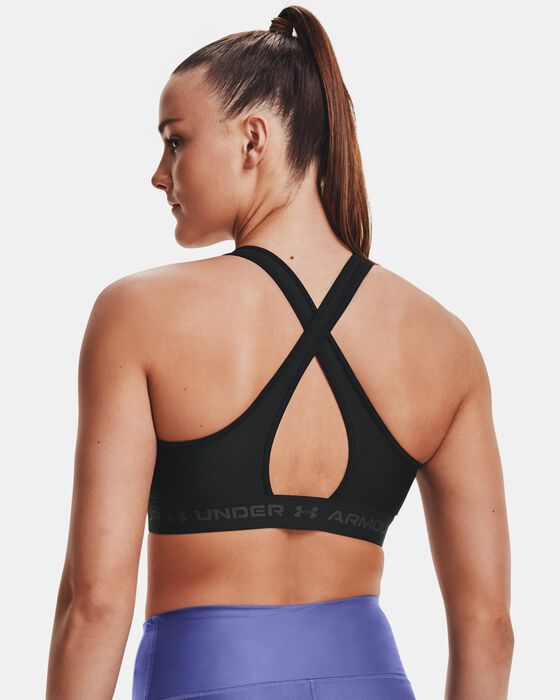 Women's Armour® Mid Crossback Sports Bra image number 5