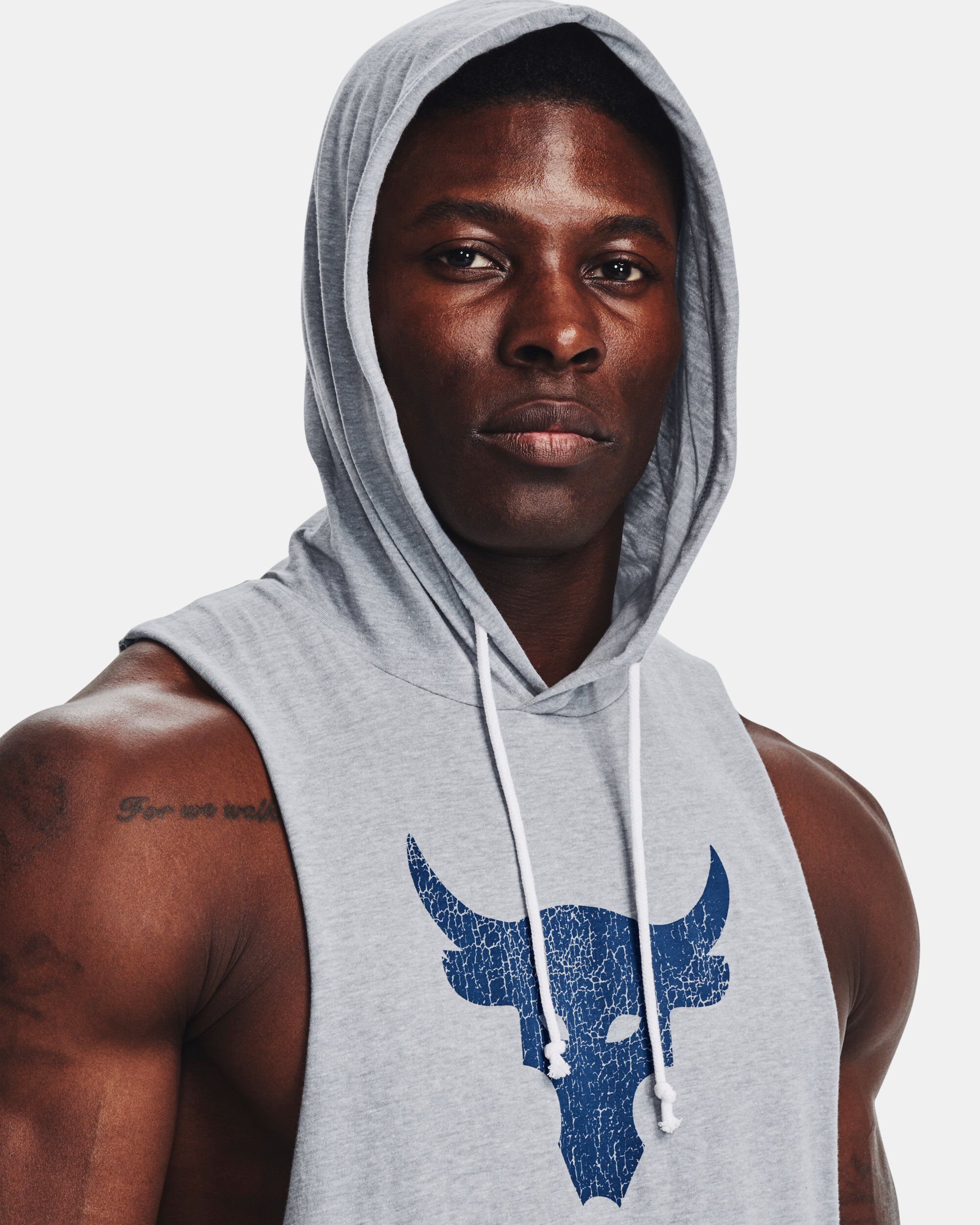 Project rock under armour sleeveless hoodie outlet