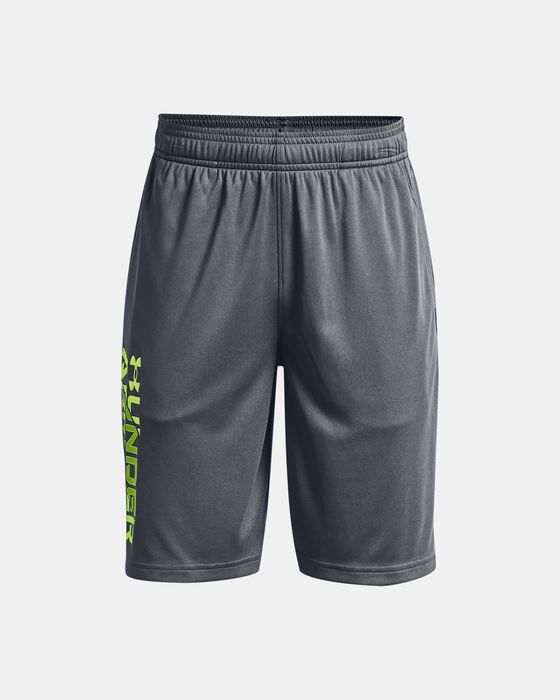 Boys' UA Prototype 2.0 Wordmark Shorts image number 0