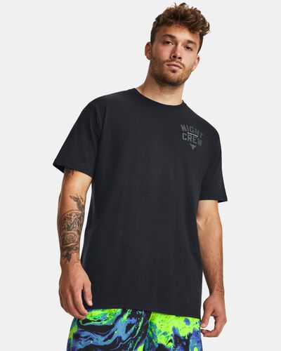 Men's Project Rock Night Crew Short Sleeve