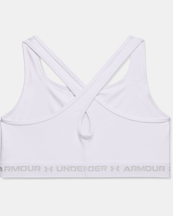 Women's Armour® Mid Crossback Sports Bra image number 3