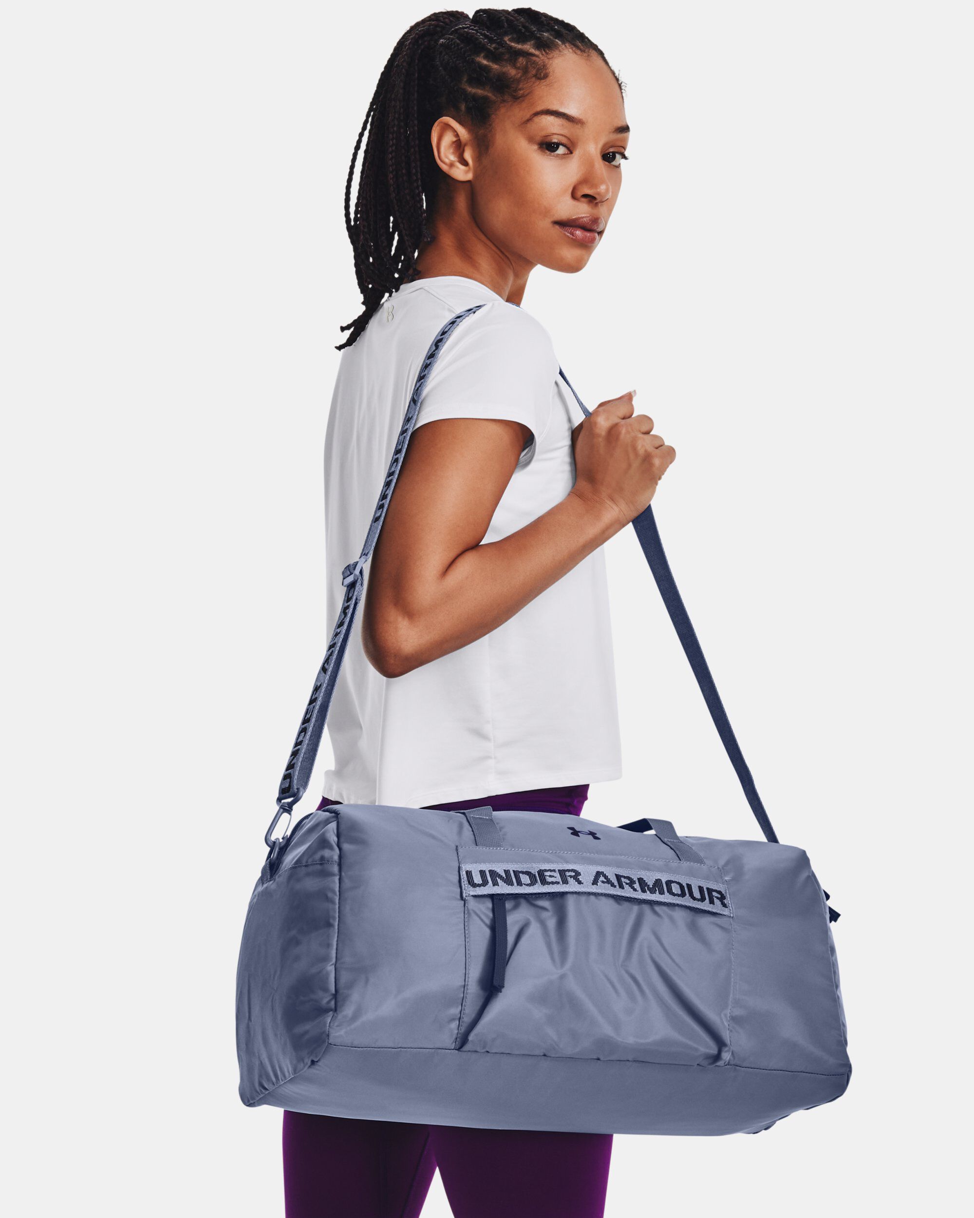 Under Armour Women s UA Favorite Duffle Bag Purple in KSA
