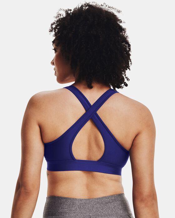 Women's Armour® Mid Crossback Graphic Sports Bra image number 5