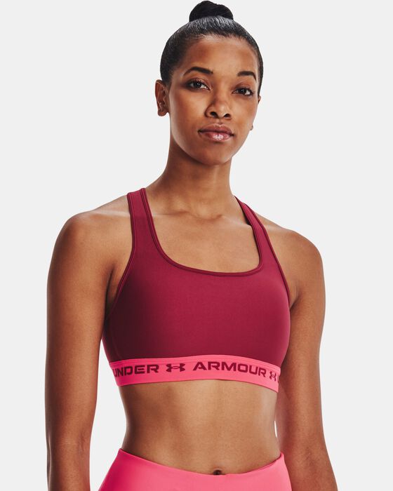 Women's Armour® Mid Crossback Sports Bra image number 0