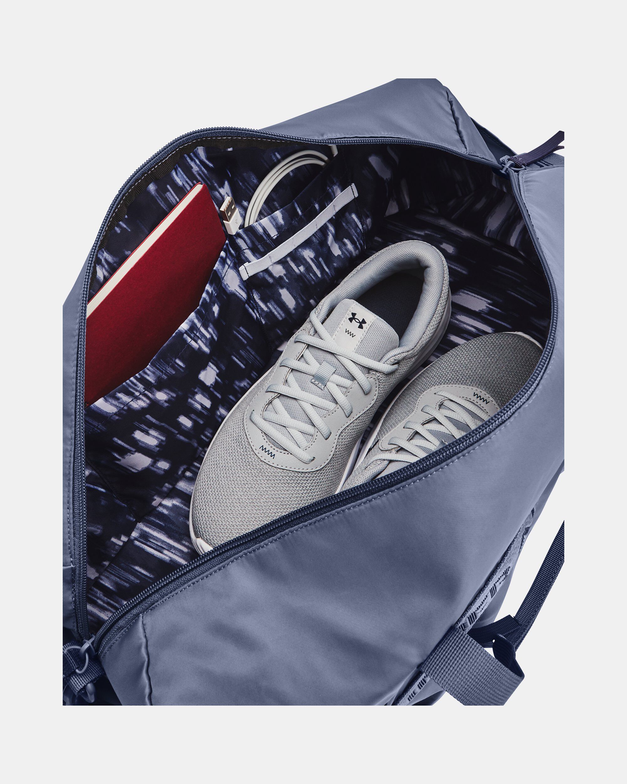 Under armour purple duffle sale bag
