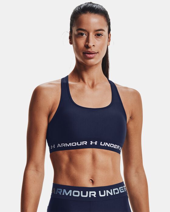 Women's Armour® Mid Crossback Sports Bra image number 0