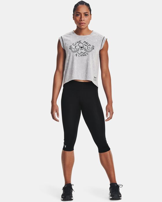 Women's UA Give Pace A Chance Short Sleeve image number 2