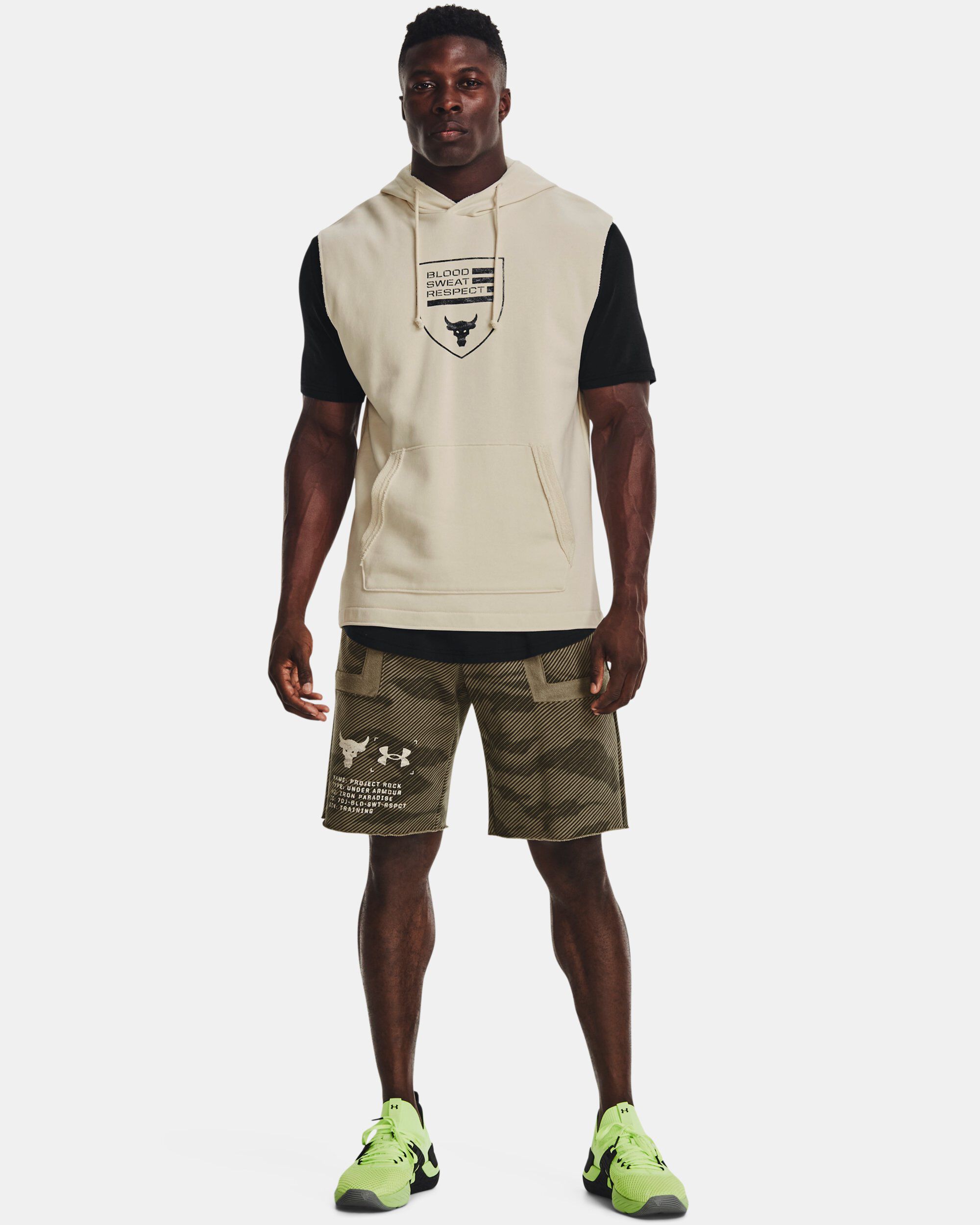 Project rock on sale respect hoodie
