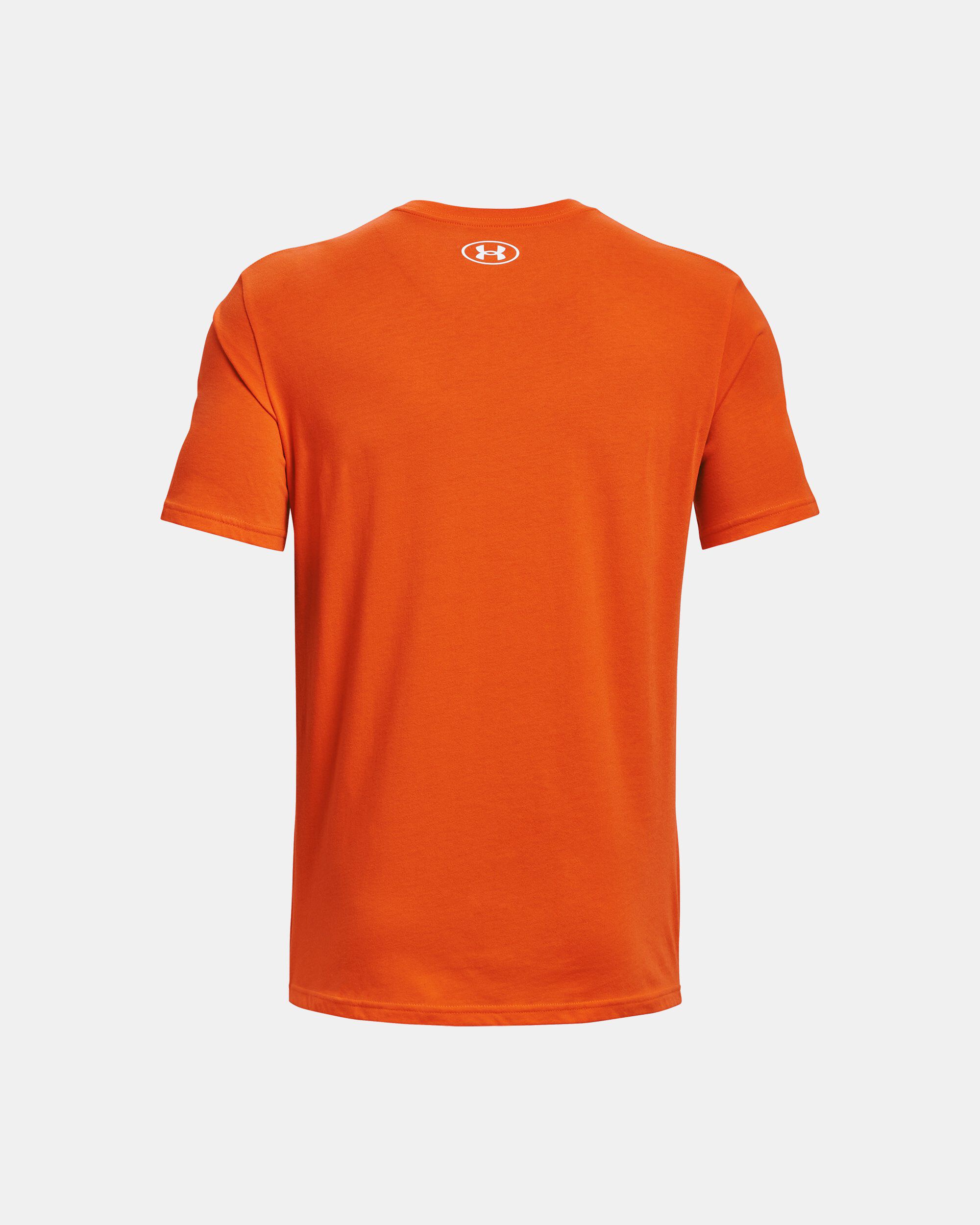 Buy Men s UA GL Foundation Short Sleeve T Shirt Orange in KSA Under Armour