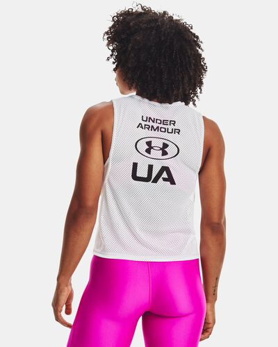 Women's HeatGear® Armour Muscle Mesh Tank