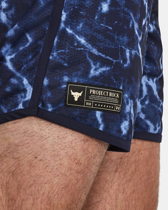 Men's Project Rock Mesh Printed Shorts image number 3