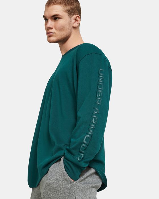 تيشيرت UA هيفي ويت تونال وورد مارك بأكمام طويلة للرجال تيشيرت UA هيفي ويت تونال وورد مارك بأكمام طويلة للرجال image number 2