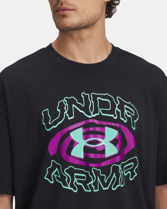 Men's UA Heavyweight Hoops Hoopnotic Short Sleeve Men's UA Heavyweight Hoops Hoopnotic Short Sleeve image number 2