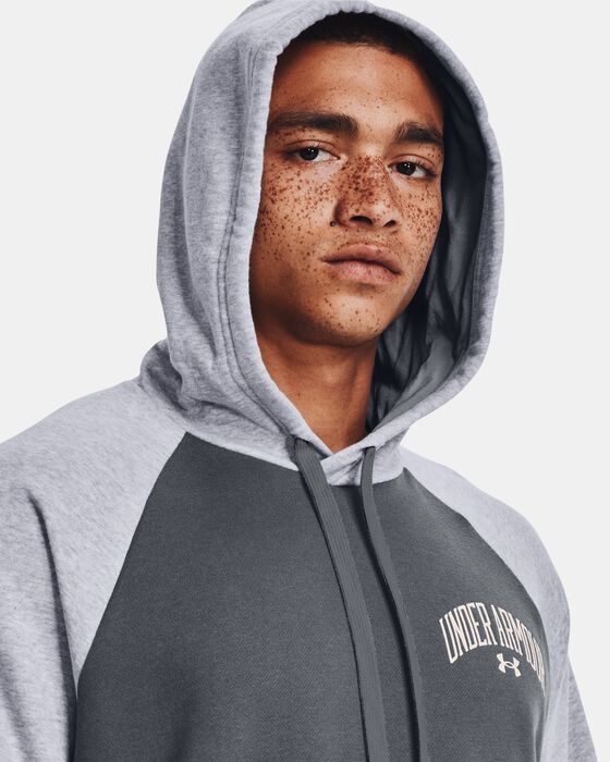 UA Rival Fleece Wordmark Colorblock image number 3