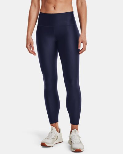 Under Armour Women's HeatGear® Armour No-Slip Waistband Capris Blue in KSA