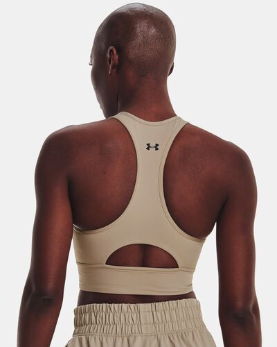 Women's UA Meridian Zip Crop Sports Bra