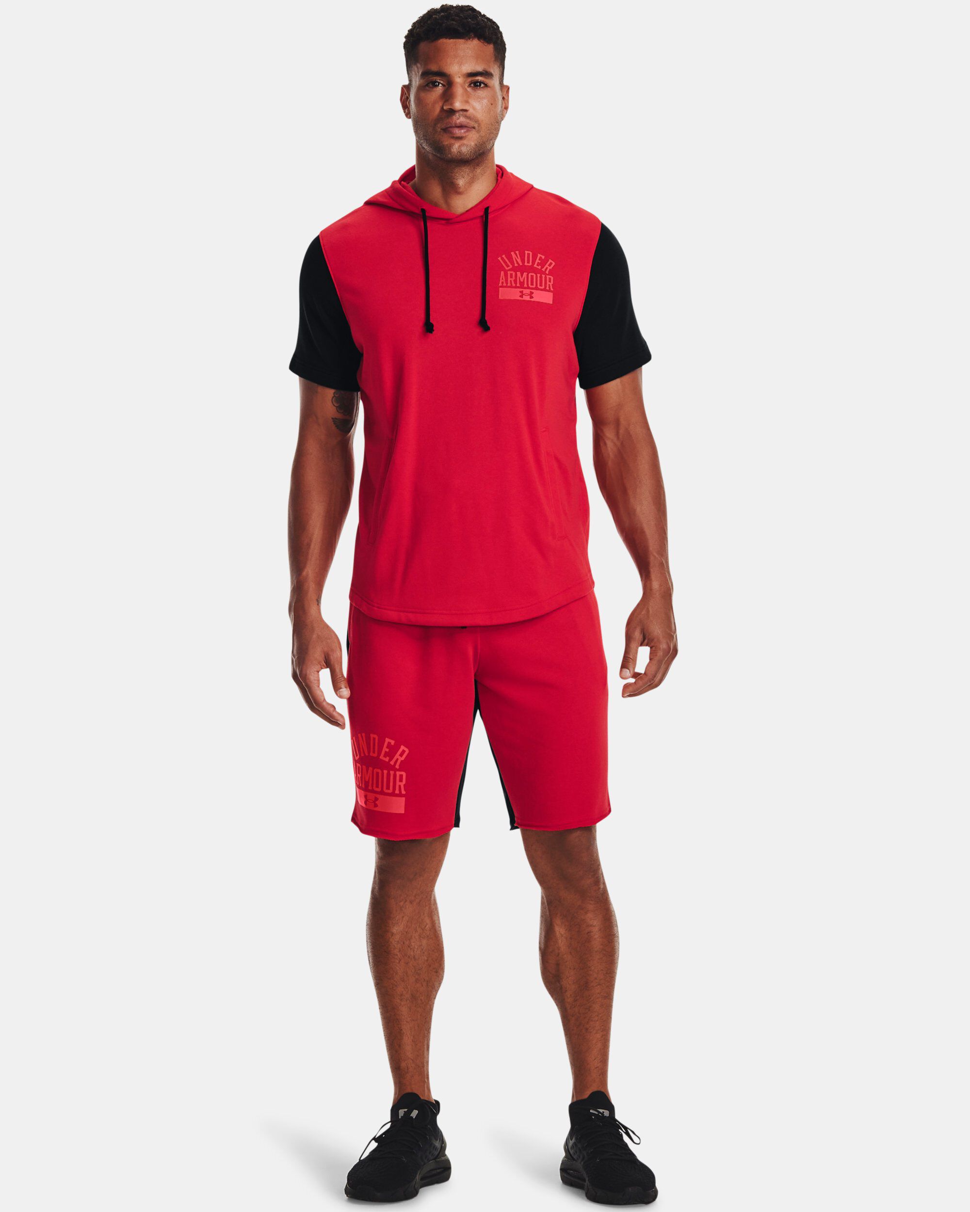 Under armour hoodie short sleeve hot sale