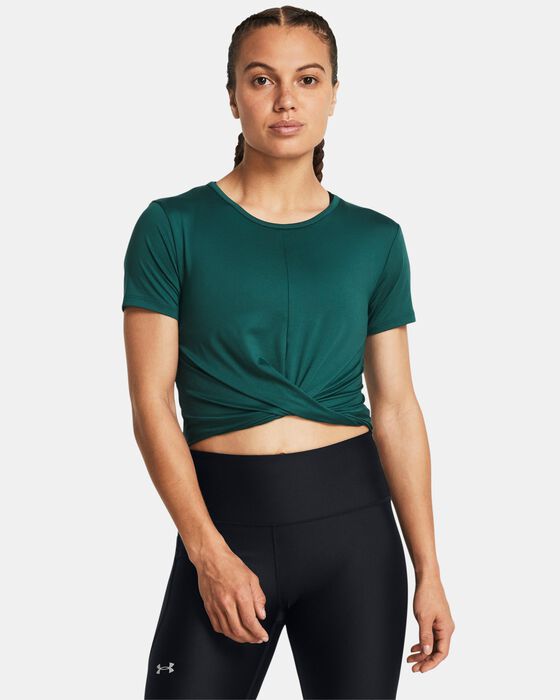 Women's UA Motion Crossover Crop Short Sleeve image number 0