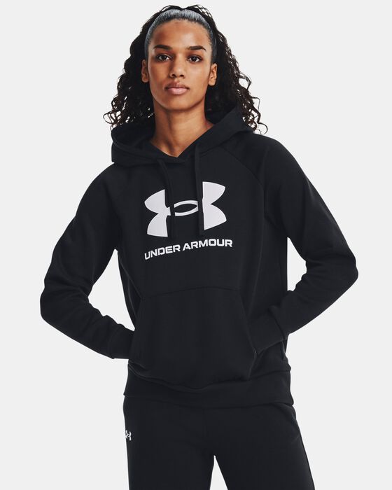 womens black under armour hoodie