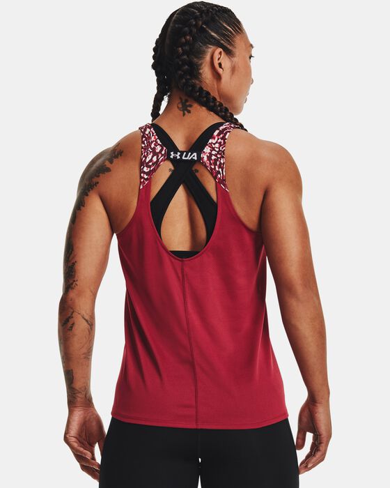 Women's UA Fly-By Printed Tank image number 1