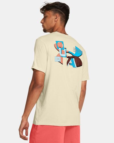 Men's UA Color Block Logo ​Left Chest Short Sleeve