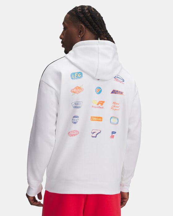 Men's Project Rock Icon Fleece Hoodie Men's Project Rock Icon Fleece Hoodie image number 1