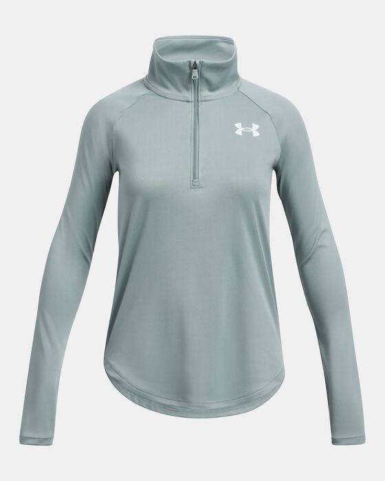 Girls' UA Tech™ Graphic ½ Zip image number 0