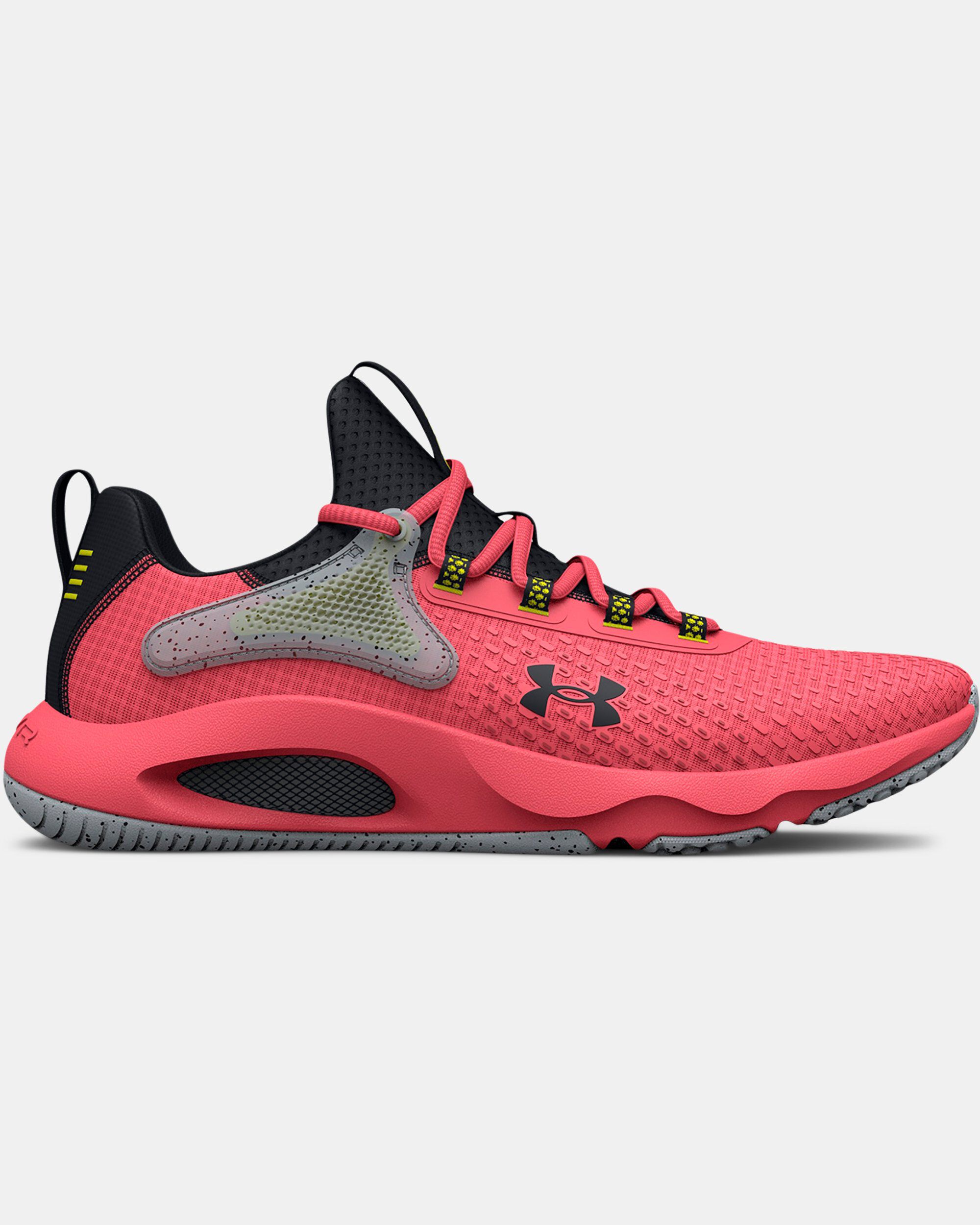 Under armour top men shoes pink