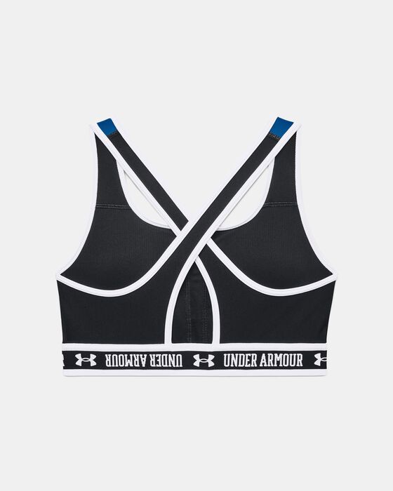 Buy Under Armour Women's Armour Mid Keyhole Graphic Sports Bra White in KSA  -SSS