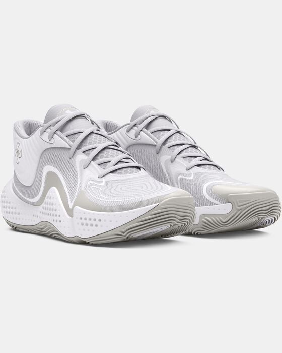 حذاء كرة السلة UA سباون 6 ميد للرجال والنساء image number 3