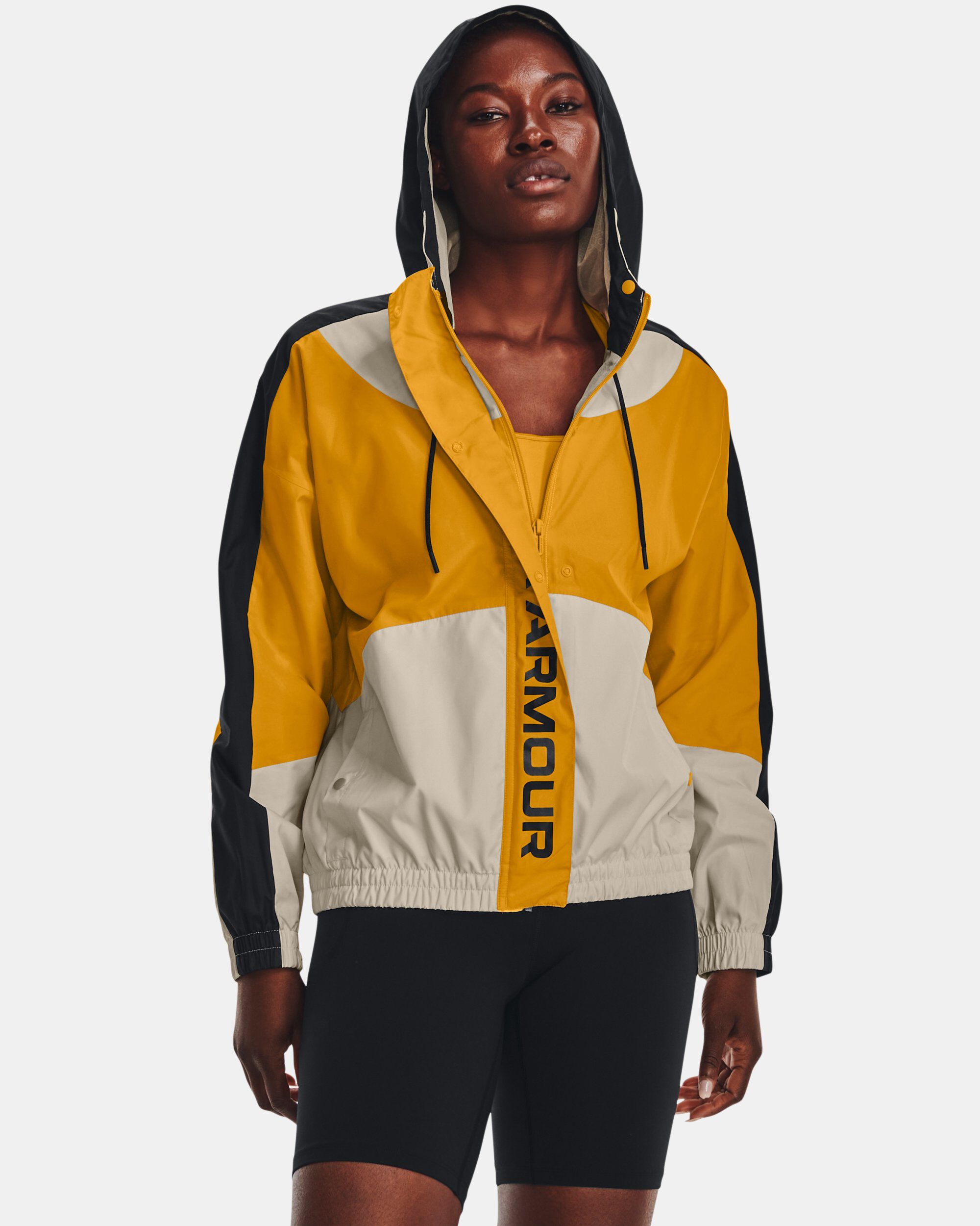 Under armour hot sale jackets women yellow