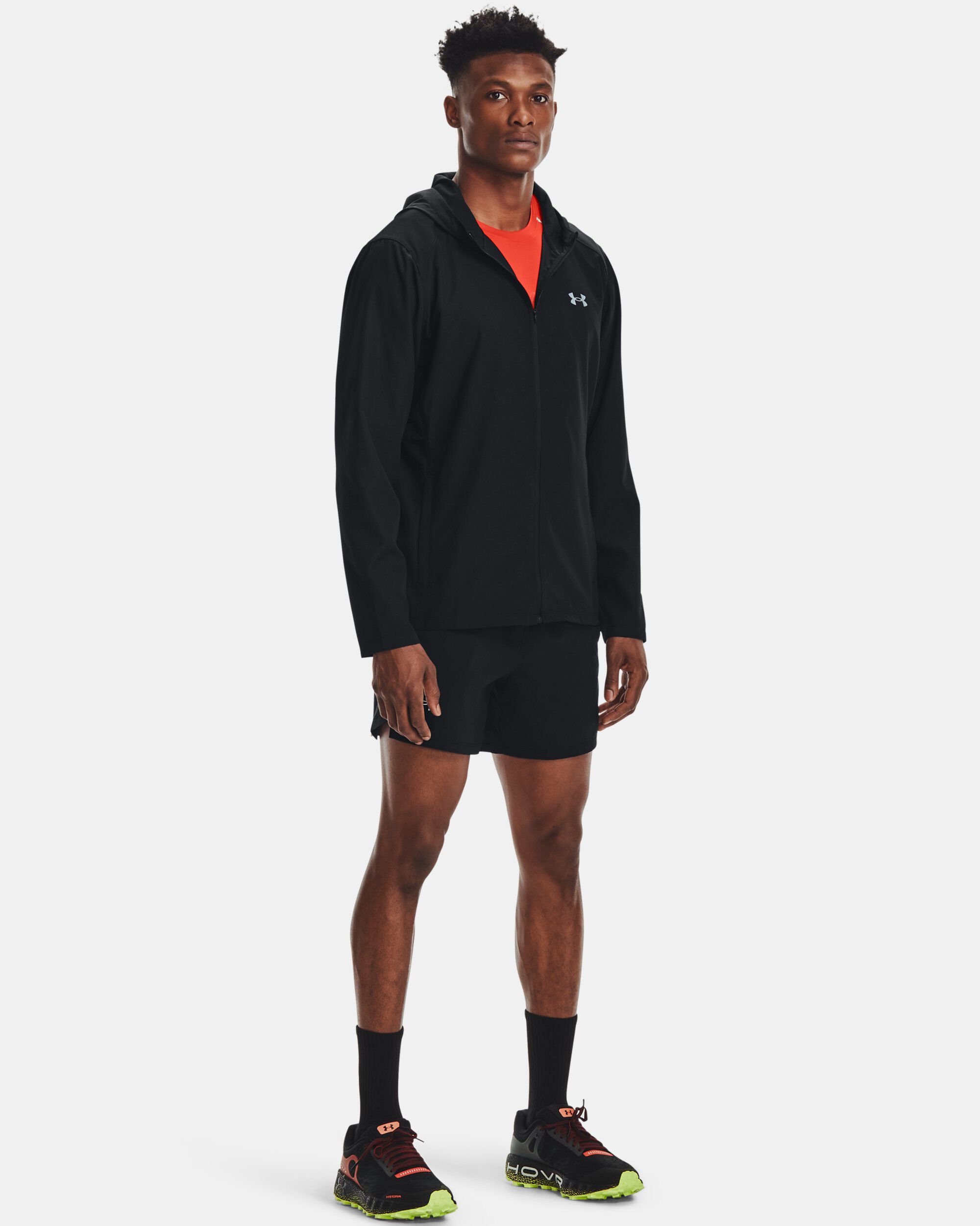 Under armour vanish woven full zip hooded jacket new arrivals