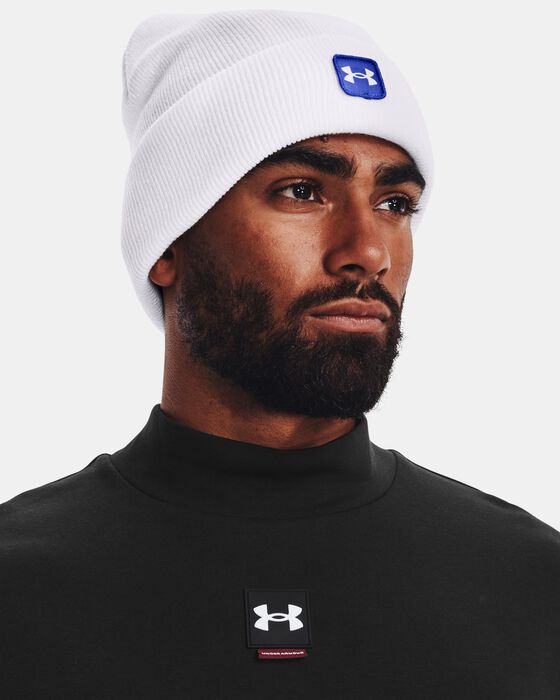 Buy Men's UA Halftime Cuff Beanie White in KSA Under Armour