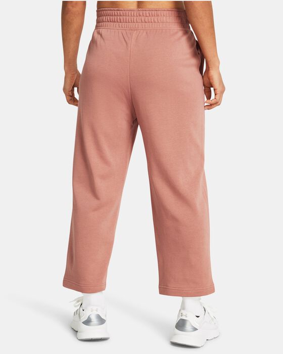 Women's UA Rival Terry Wide Leg Crop Pants image number 1