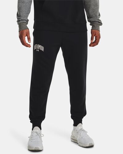 Under Armour Men's Sportstyle Pique Track Pants, Black (Black/White), Small  price in Saudi Arabia,  Saudi Arabia